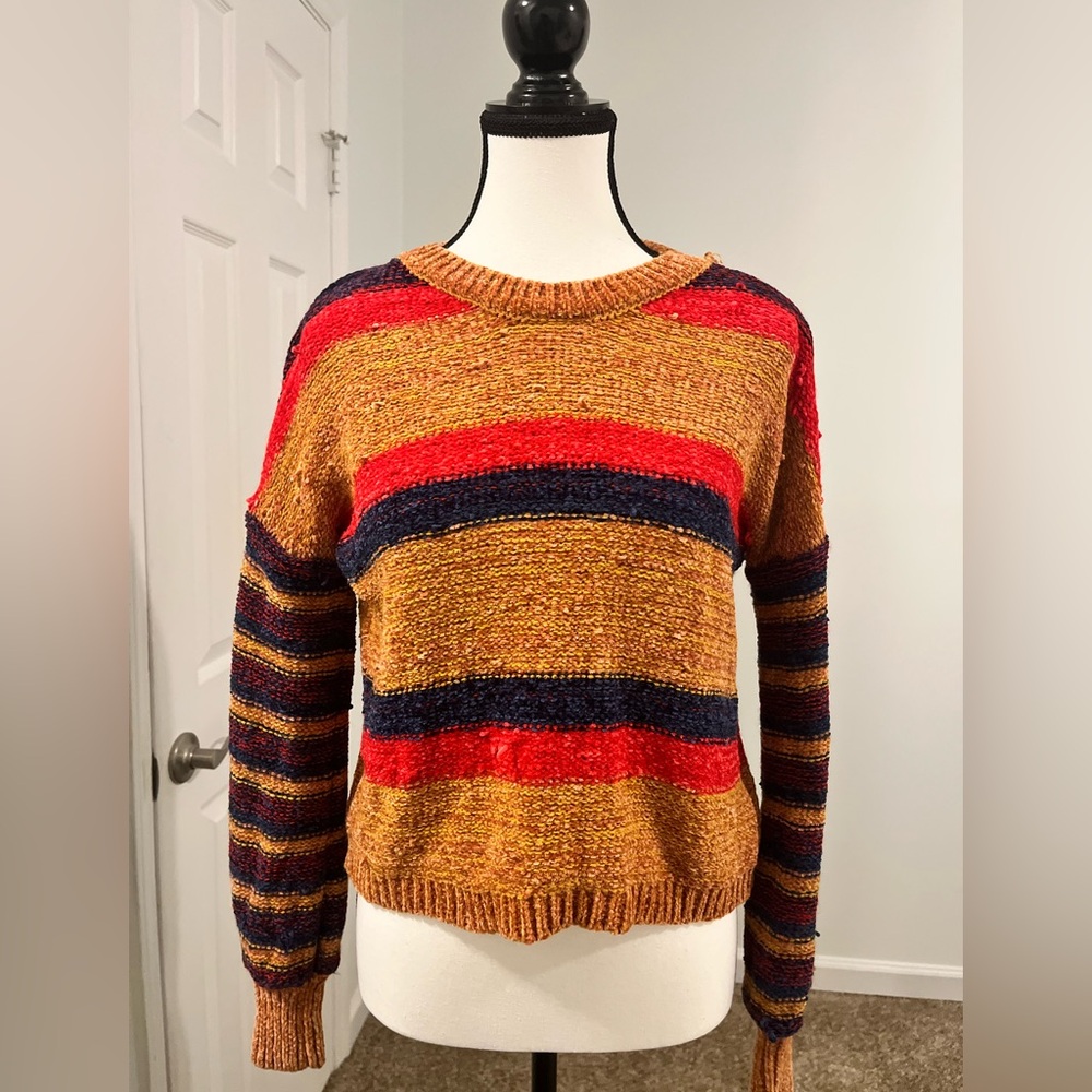 Cozy and Bold Stripped Sweater
